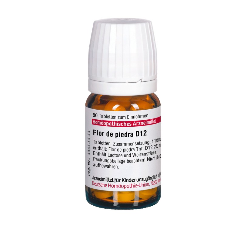 Flor de Piedra D12 DHU Tabletten, 80 St. Tabletten