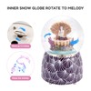 Snow Globe Gift for Birthday, Mermaid Snow Globe with LED