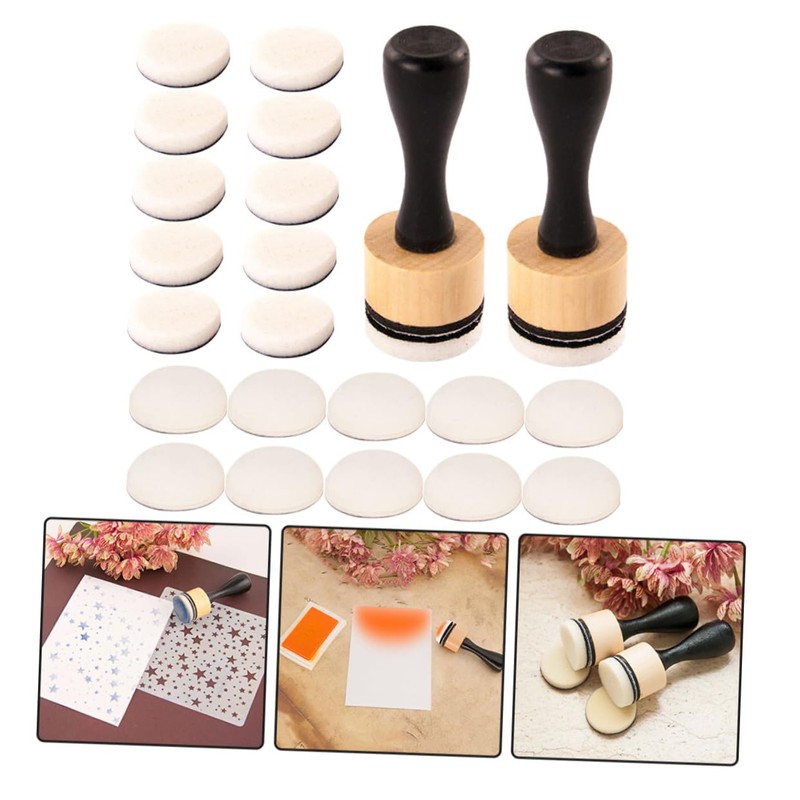 jojofuny 1 Set Sponge Stamp for Painting Handles Blending Sponges