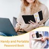 Password Book with Alphabetic Tabs, Small Password Book 11.5 x