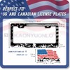 1Pack Bigfoot & American Flag License Plate Frame