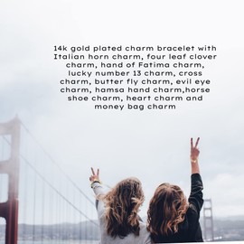 Inner Plane Azabache Charm Protection Bracelet Containing Figa Hand 14K Gold Filled Jewelry Protects From Evil Eye