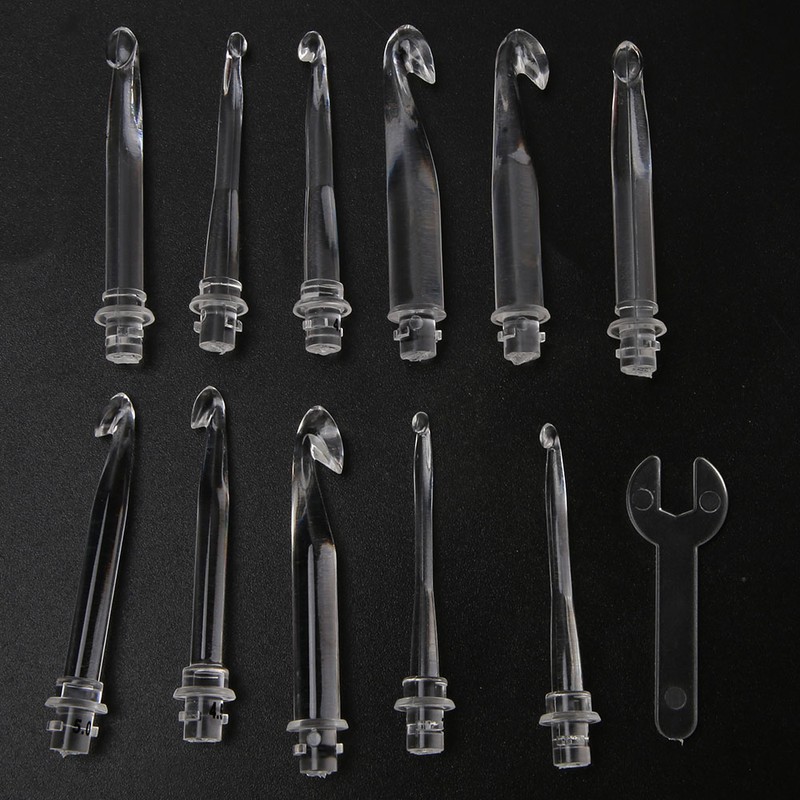 11 in 1 DIY Knitting Crochet Hooks Set Weave Craft