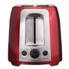 Brentwood TS-292R Cool Touch 2-Slice Extra Wide Slot Toaster, Red