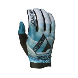 Seven iDP 7iDP Transition Full Finger MTB Cycling Gloves (Ice, M)