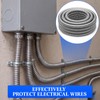 Wesiti 2" x 25 FT Flexible Conduit, Galvanized Steel FMC