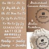 Extra Cursive Letter Set by Felt Creative Home Goods |