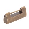 Chinese Antique Lock Spacing 4.3cm/1.7in Brass Chinese Old Style Padlock