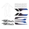 Sticker Set Compatible with Motorcycle Scooter Peugeot Jet CTech Blue