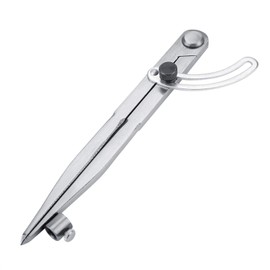 Akozon Leather Compass 200 mm Wing Leather Divider Rotating Tool Spacing Compasses Edge Area Pencil Marking Compass Circle Leather Scratch Compass Maker Tear Off Marking Wing Divider