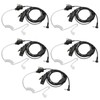 2.5mm Acoustic Tube Earpiece Single Pin PTT Button Walkie Talkie