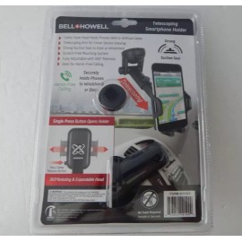 Bell+Howell Universal Telescoping Car Smartphone Holder Mount New - Style 2