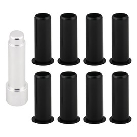 LLPTA 8pcs black Door Hinge Bushing Liners and 1pc Removal Tool Compatible with 2007-2017 Wrangler 2018 Wrangler JK Replaces 70002 (4 Door)