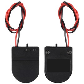 AEDIKO 10pcs CR2032 Battery Holder Coin Cell Battery Holders 1x CR2032 Battery Holder Battery Storage Boxes Cover with On ON-Off Switch Socket Container