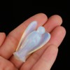 Crystal Healing Stone, Healing Worry Stone, Opal Angel Crystal, Angel
