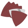 LOUZAGO 120 Pcs 2000 Grit Triangle Sanding Pads, Aluminum Oxide