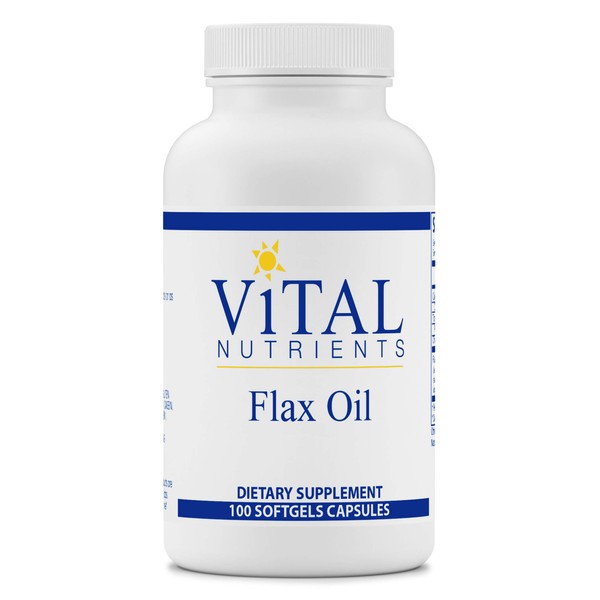 Vital Nutrients - Flax Oil - 100 Softgels per Bottle