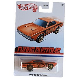 Hot Wheels '71 Dodge Demon, Orange 1:64 Scale Die-Cast Car, Ages 3+
