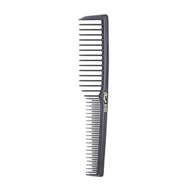 Krest 6000 7 in. Teasing Combs Lift Vent Hair Combs Pack Space Tooth Wide teeth Comb 12 Pc. (Black)