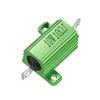 sourcing map Aluminium Housing Resistor 10W 10 Ohm Green Wirewound