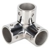 3 Way Corner Tee Joint 316 Stainless Steel Mirror Polished