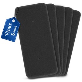 VIOKS 5x Tumble Dryer Filter Set Replacement for Candy 40006731 270 x 122 mm Sponge Filter for Tumble Dryer Heat Pump Dryer VTH 980NA1TX / VTH 980NA2T