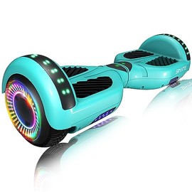 SIMATE Scooter - 6.5" Self Balancing Hoover Board with LED Light-Up Wheels, Bluetooth Speakers and APP, Dual 250W Motors, 7.5 mph Max Speed & 7.5 Miles Max Range