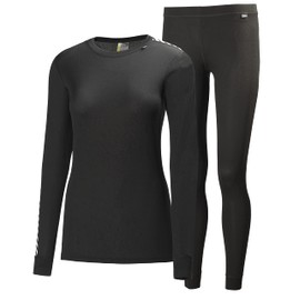 Helly Hansen Women's HH Comfort Dry 2 Pack-Black, Large
