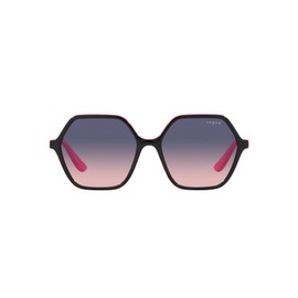 Vogue Eyewear Women's Vo5361s Sunglasses, Top Black/Fuchsia/Pink Gradient Blue, 55 mm