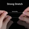 DODUOS 2 Roll 0.8mm Elastic Bracelet String Cord Clear Stretchy