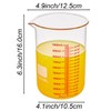 High Borosilicate Glass Measuring Cup-V-Shaped Spout,1000ml(32OZ) Glass Measuring Beaker for
