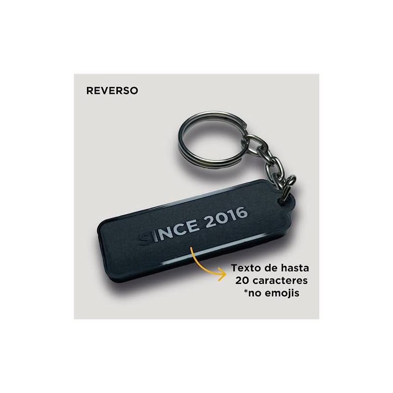 Llavero personalizado con código escaneable Spotify ideal para regalo