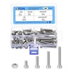 DTGN 80 Pieces M6 Metric Screw Assortment Bolt and Nut