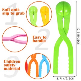 Shellkingdom Beach Toys Outdoor Sand Toys for Kids, Beach Playing Sand Ball Maker for Toddlers Aged 3-10 Years (one ball-4pcs)