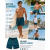 Men’s Double-Layer Swim Trunks for Beach & Pool – Quick-Dry