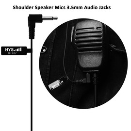 HYS TC-617 G Shape Soft Ear Hook Earpiece Headset - 3.5mm Plug Listen Only Ham Radio Earpiece/Headset for Motorola Icom Transceivers