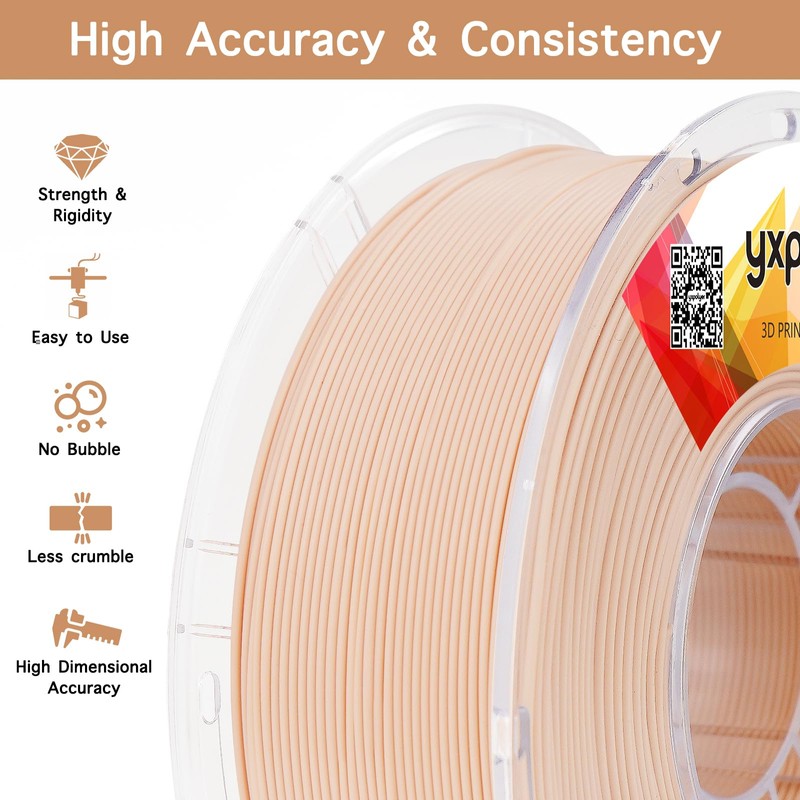 YXPOLYER PLA+ Filament Food Safe PLA Plus Food-Grade 1.75mm 3D