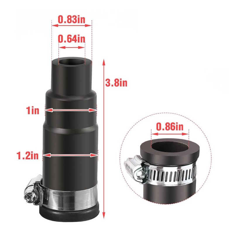 Laroal Dishwasher Connector Kit Dishwasher Drain Hose Adapter Garbage Disposer