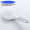 Home Bathroom Shower Head 3 Function Button Water Saving Silicone