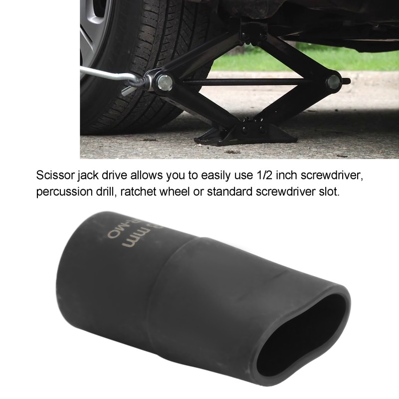 1/2in Scissor Jack Quick Drive Metal Sturdy Wearproof High Performance