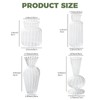 Odowalker Clear Flower Vase Set Small Glass Bud Vases Bulk