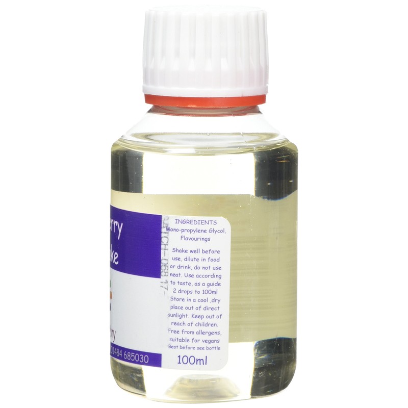 Flavour Factory Intense Food Flavouring, Strawberry Milkshake, 100 ml