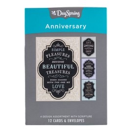 DaySpring Anniversary - Inspirational Boxed Cards - Chalkboard - 18546