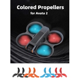 FSIDIWT Avata 2 Propellers, 4Pcs Avata 2 Propellers Replacement, Low Noise Replacement Spare Blades Props for DJI Avata 2 Drone Accessories (Red)