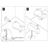 Design House 522912 Slip-On Pull-Up Wall Mount Tub Diverter Spout,