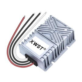 XWST DC 24V to DC 12V Step Down Reducer Regulator Buck Converter Output 40A 480W Power Converter Module for Auto Car Truck Vehicle Boat Solar System (40A)