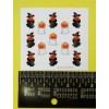 Stickasaurus Wrecks Vintage Style Mini Pumpkin Headed Ghosts Mini Sticker