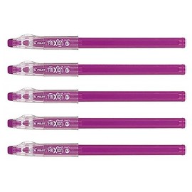 Pilot Frixion Rollerball Pens 07 Raspberry Pack of 5