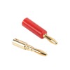 10PCS Banana Plugs 4mm Audio Jack Connector Solderless Six Blade