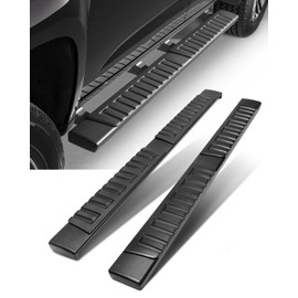 OCPTY Running Boards, Steps Nerf Bars Compatible for Ford F-250 F-350 1999-2016 Crew Cab, 6 Inches Aluminum Black Side Steps Nerf Bars